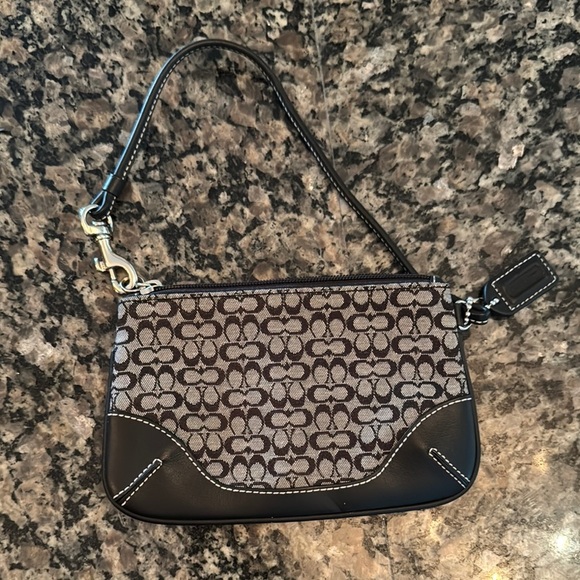Coach Black and Gray Signature wrestler EUC - Picture 1 of 11